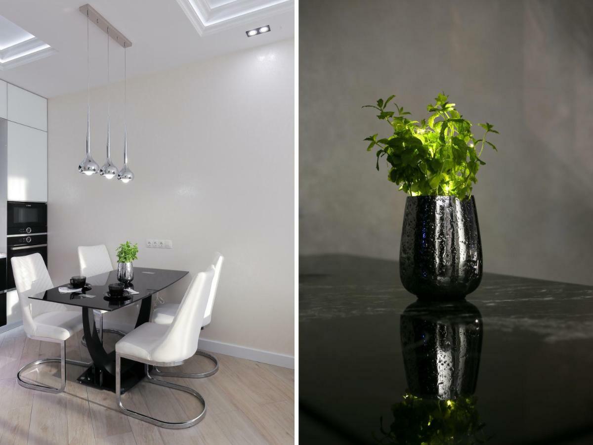 Black&White Apartment In Smart Plaza Kiev Eksteriør bilde